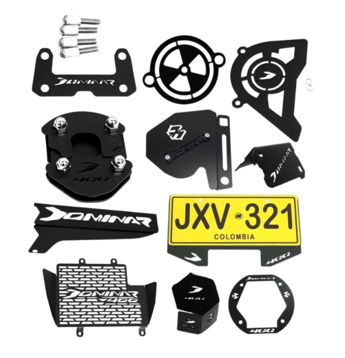 KIT DE ACCESORIOS DE LUJO PARA MOTO DOMINAR 400