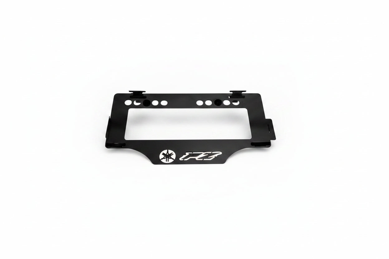PORTA PLACA FLOTANTE CON TORNILLOS Y TUERCA