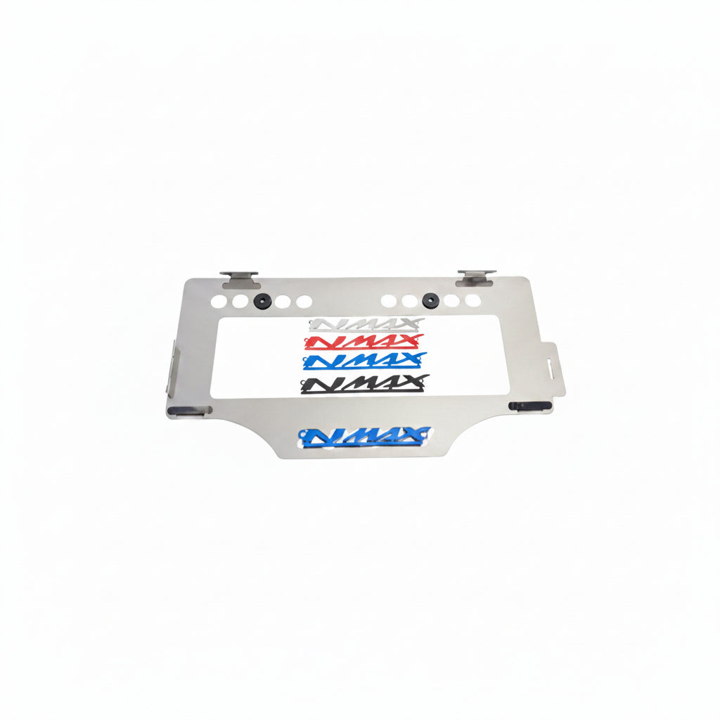 PORTA PLACA FLOTANTE 3D CON TORNILLOS Y TUERCA