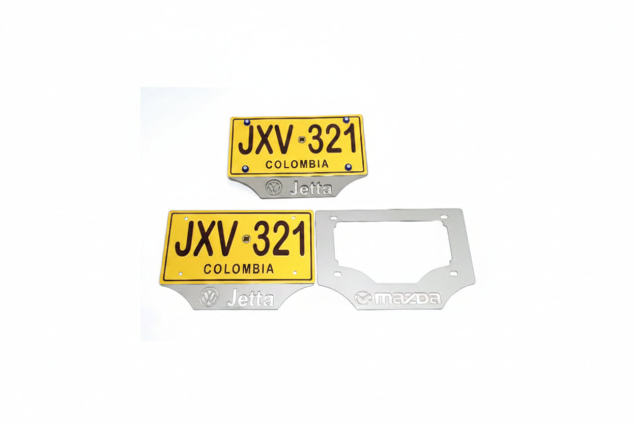 PORTA PLACA CARRO TODAS LAS MARCAS